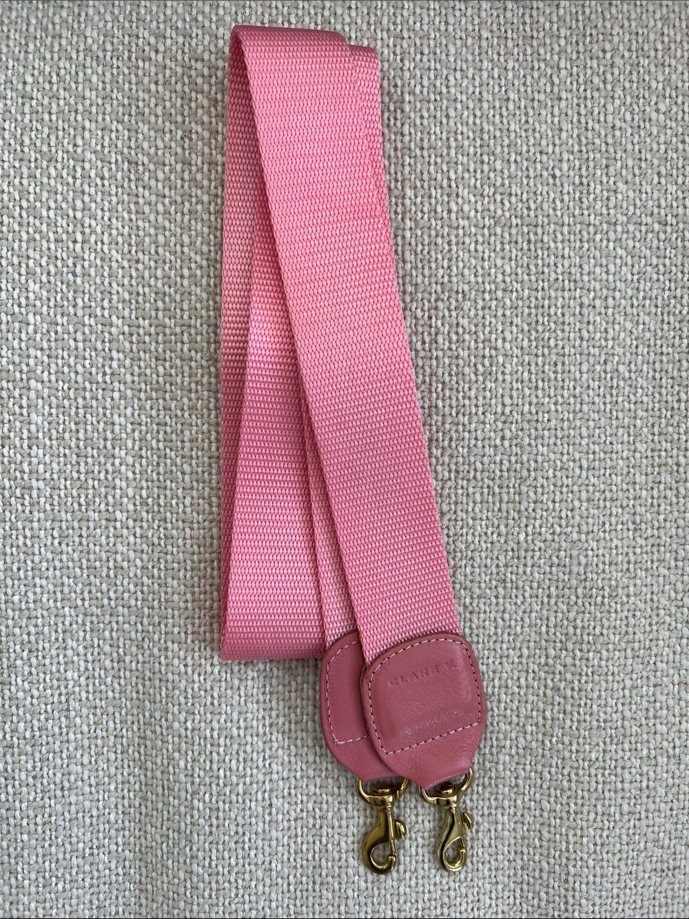 Clare V. Bag Strap Pink